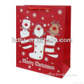 Christmas design printing plastic bag manufacturer